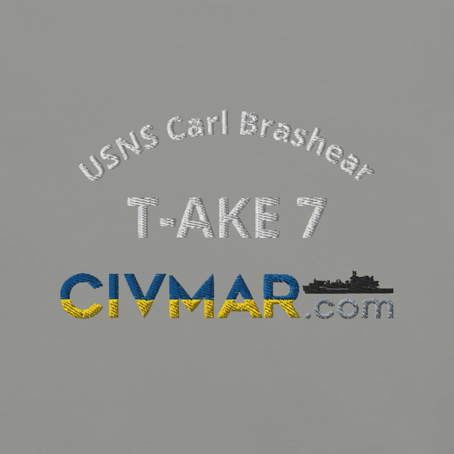 USNS Carl Brashear T-AKE 7 Short Sleeve T-Shirt