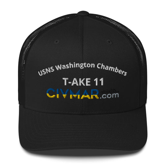USNS Washington Chambers T-AKE 11 Trucker Hat