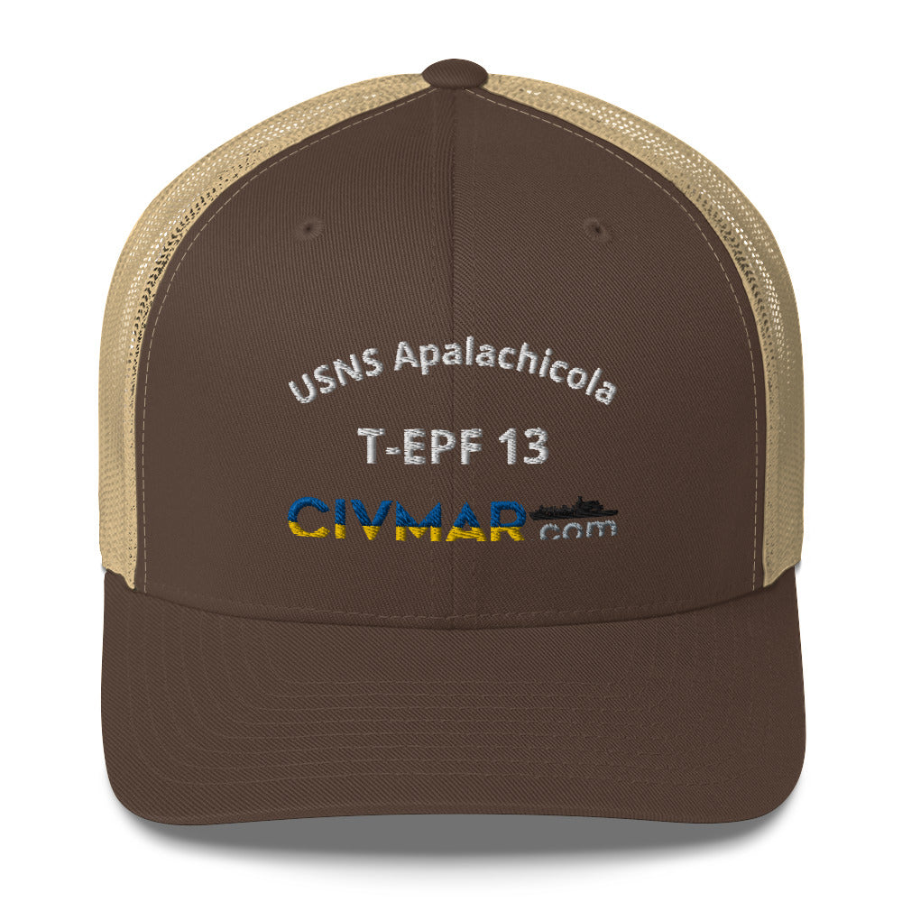 USNS Apalachicola T-EPF 13 Trucker Hat